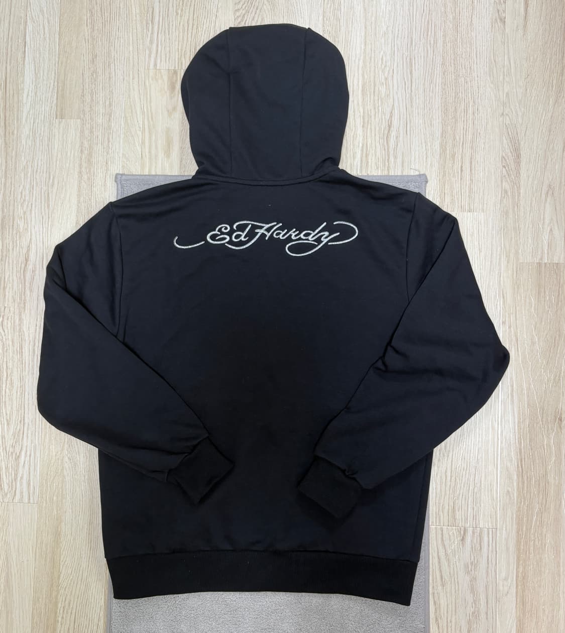 [S급] 존예 Y2K🇺🇸에드하디 블랙 후드 집업 M 상품이미지2