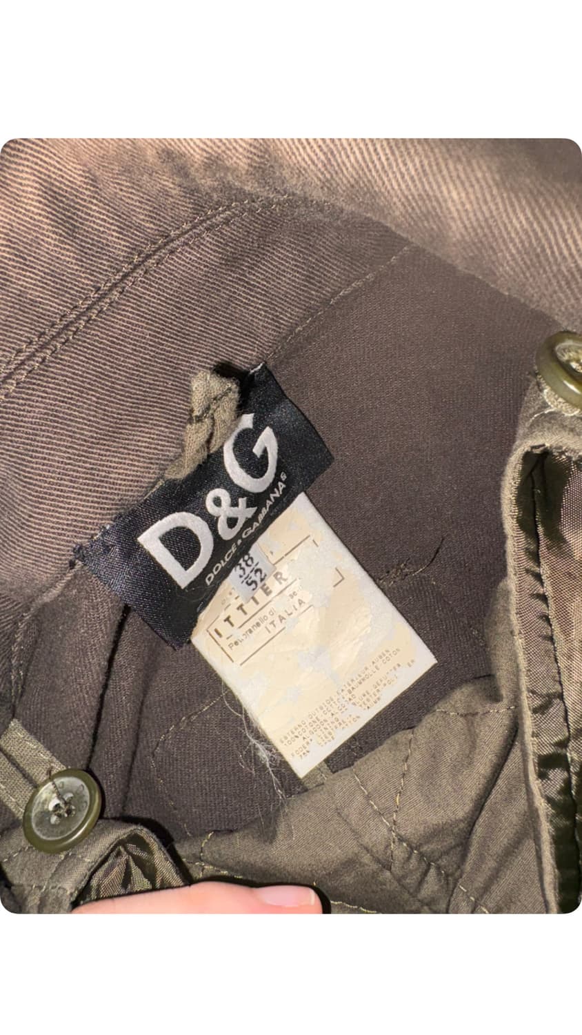 07AW 돌체앤가바나 D&G 밀리터리 야상 자켓 상품이미지4