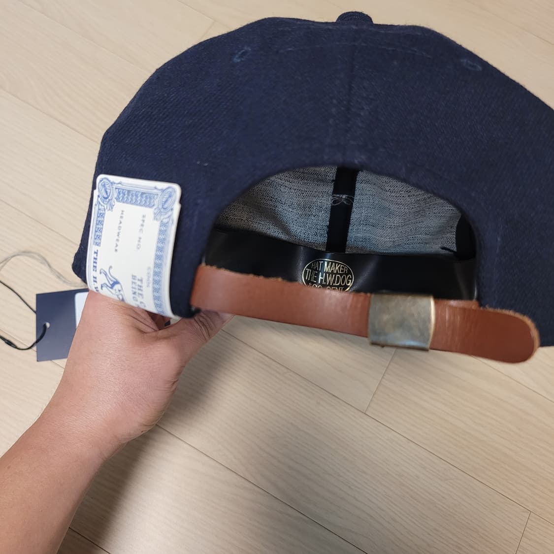 도그앤코 베이스볼 캡 모자 네이비 상품이미지3