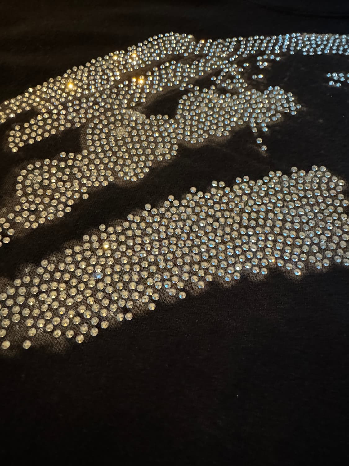 awge 돈비덤 라인스톤 티셔츠 상품이미지3