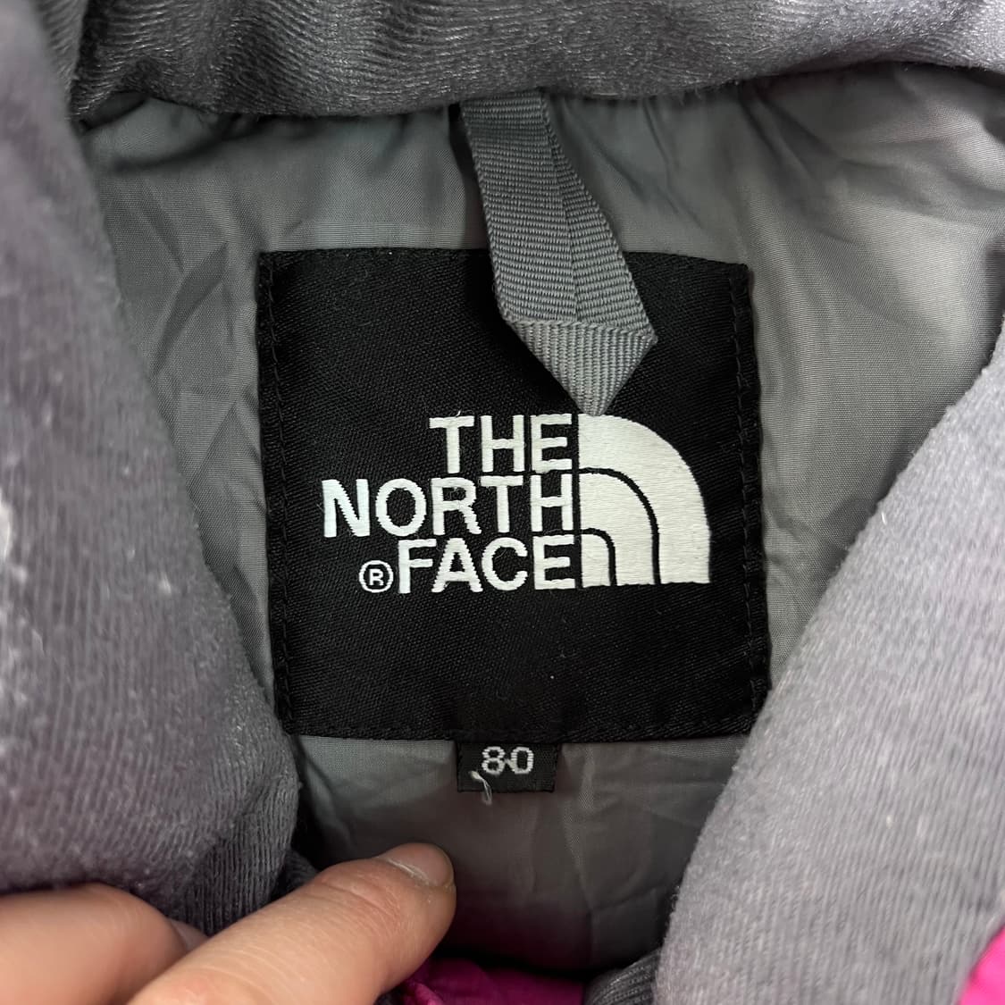 W95 노스페이스 700 핑크 경량 패딩 상품이미지3