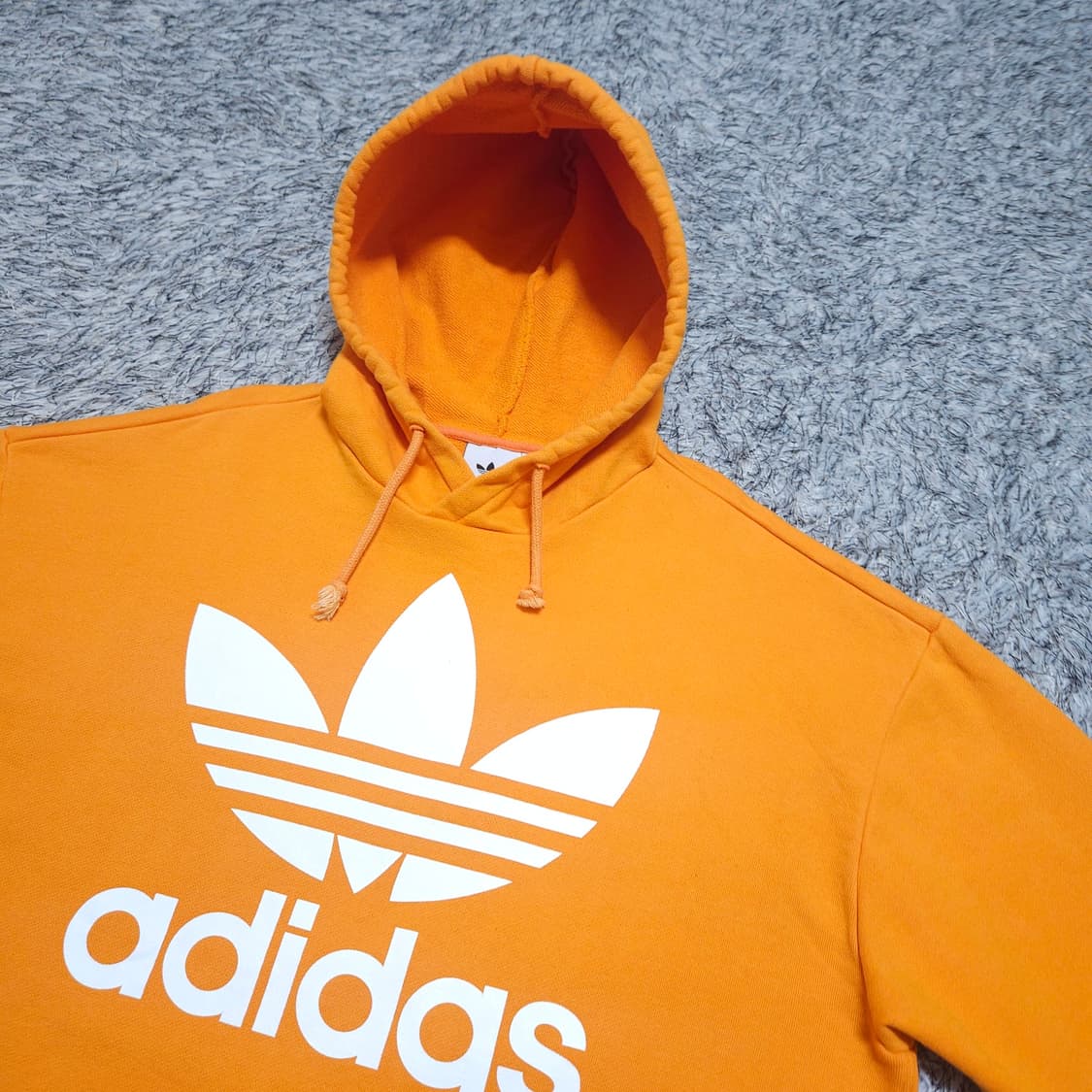 아디다스) M(105~) 남자 오버사이즈 트레포일 후드티 / 왕눈이샵 상품이미지4