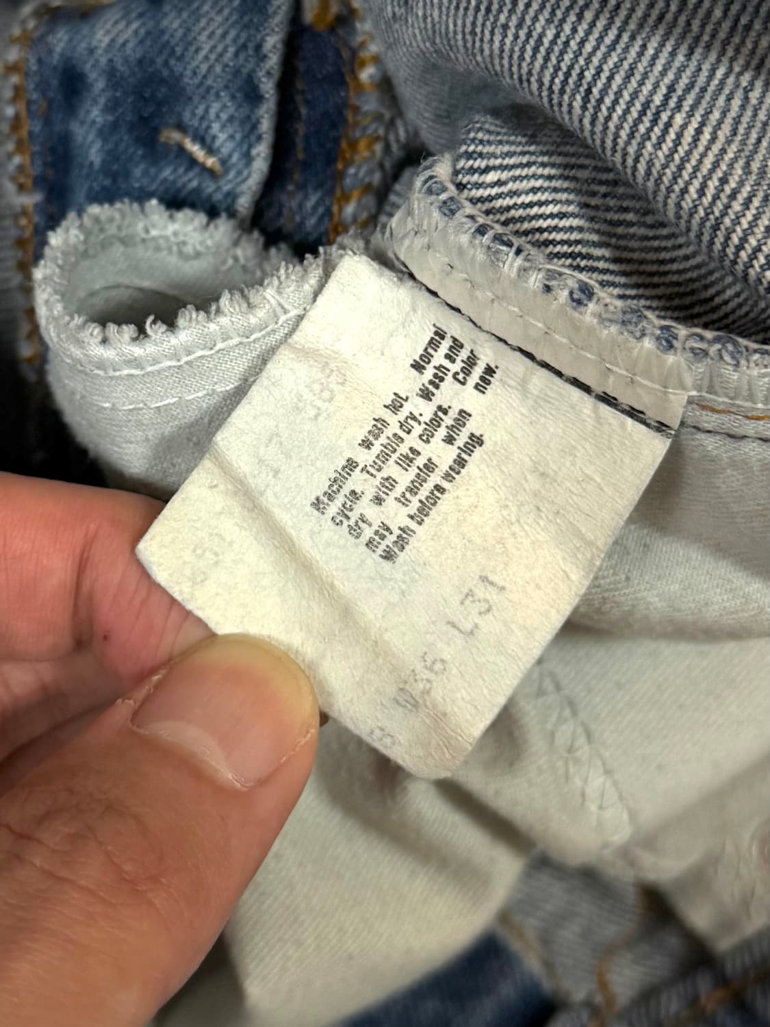 80's USA Made 빈티지 리바이스 517 오렌지탭 부츠컷 상품이미지9