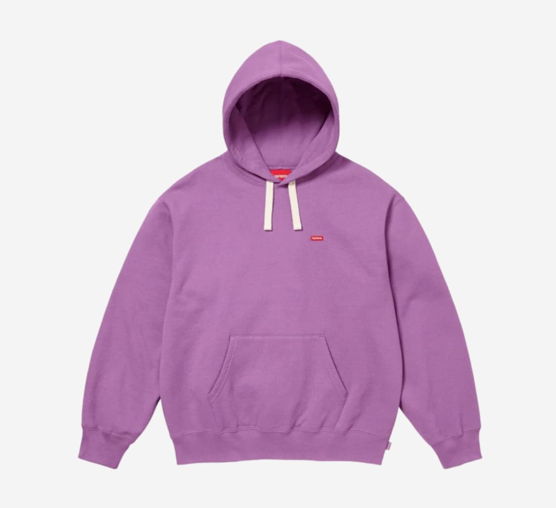 Supreme Box Logo Hoodie (Purple / Made i 상품이미지2