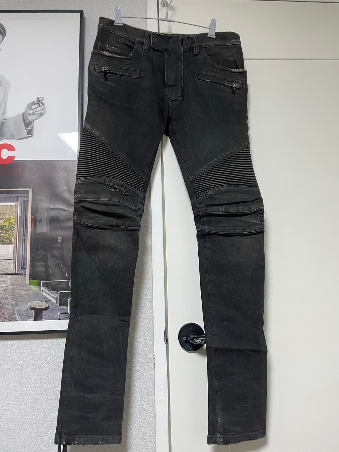 발망 슬림 바이커 진 상품이미지1