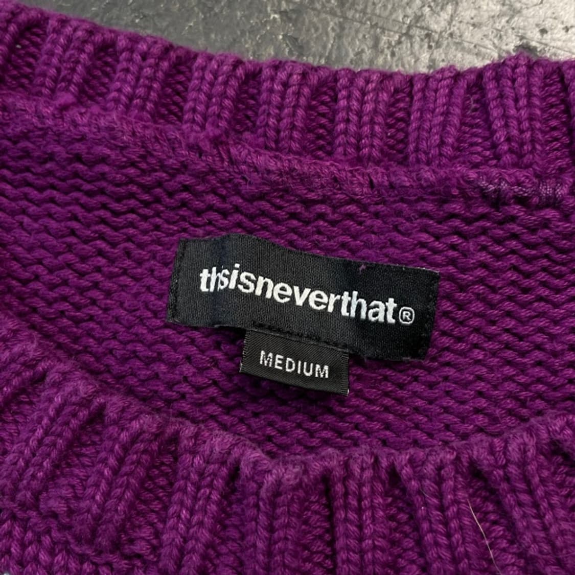 100 디스이즈네버댓뎃 니트 상품이미지3