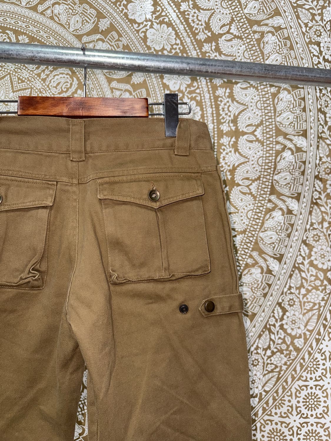 빈티지 여성 포켓 지퍼 디테일 카고팬츠  상품이미지6