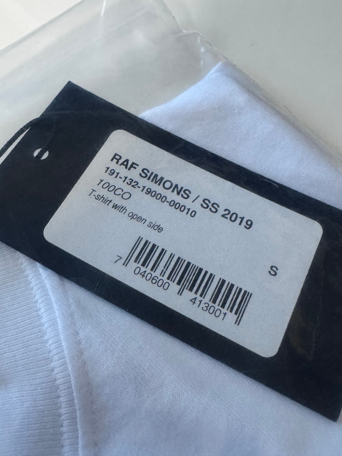 라프시몬스 - 19ss 사이드 오픈 티셔츠 상품이미지6