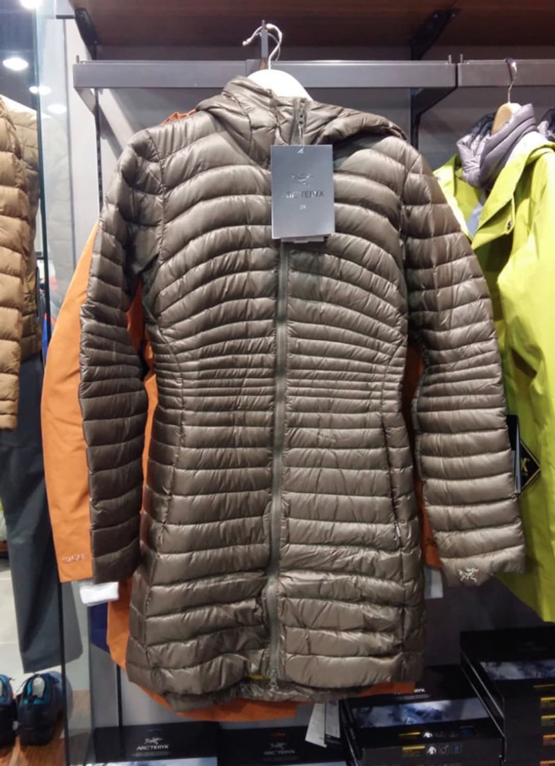 XS/ 아크테릭스 구스다운 라이트 경량 롱패딩 상품이미지2