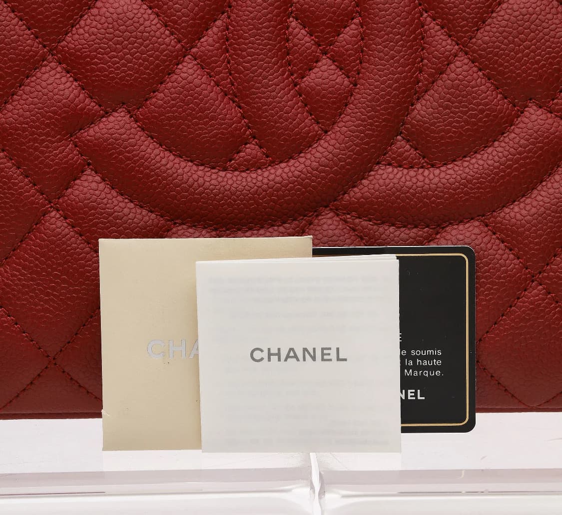 [S급] 샤넬 그랜드 샤핑 그레인드 카프스킨 실버 체인 판매합니다!!! 상품이미지2