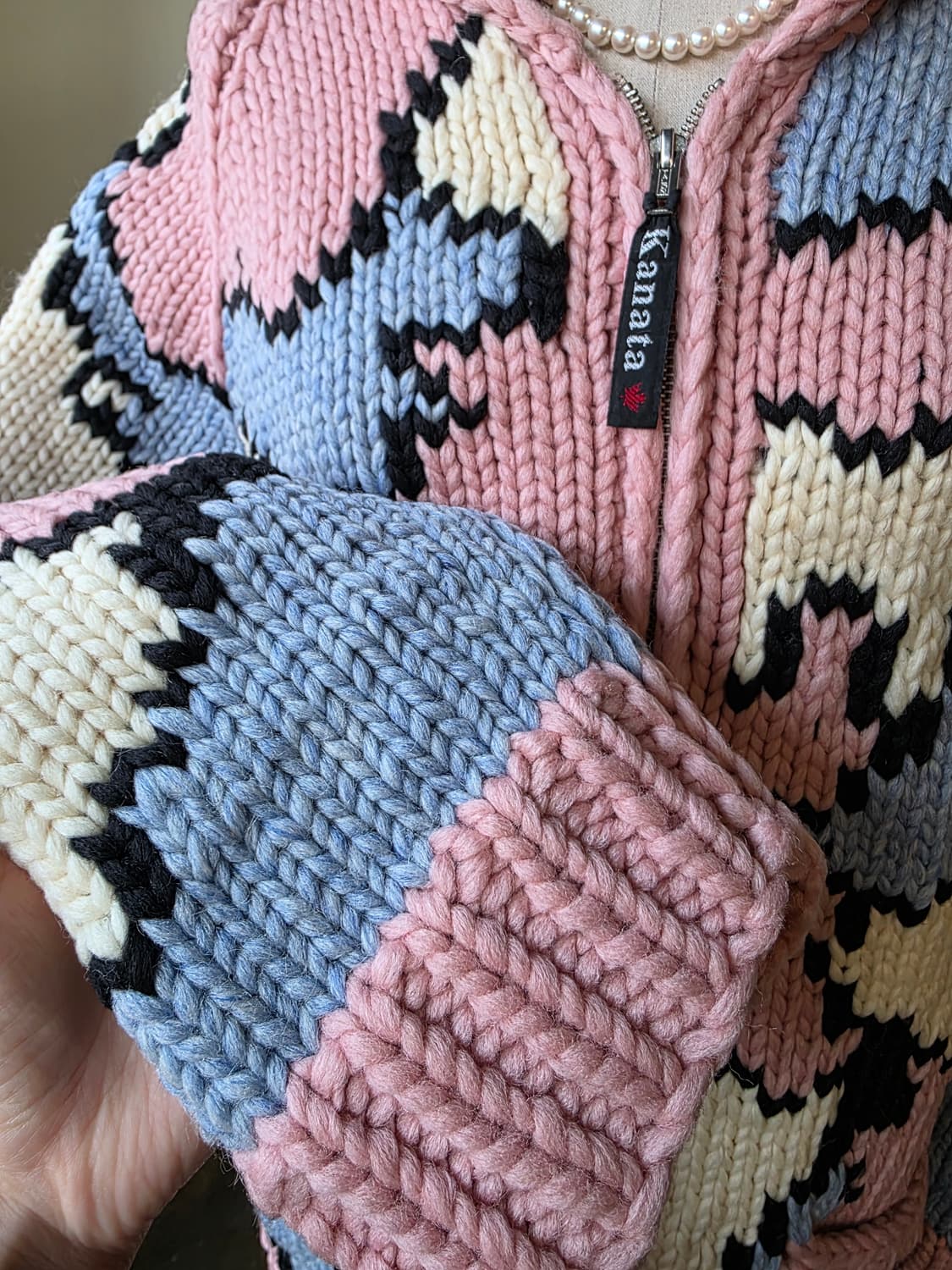 캐나다 Kanata 핑크 카모플라쥬 코위찬 상품이미지4