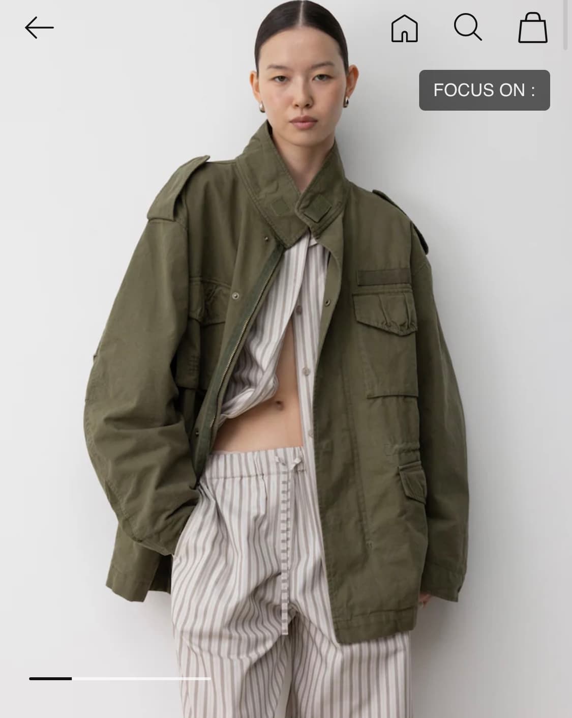 디애퍼처 The Aperture Cotton Utility Jumper 상품이미지1