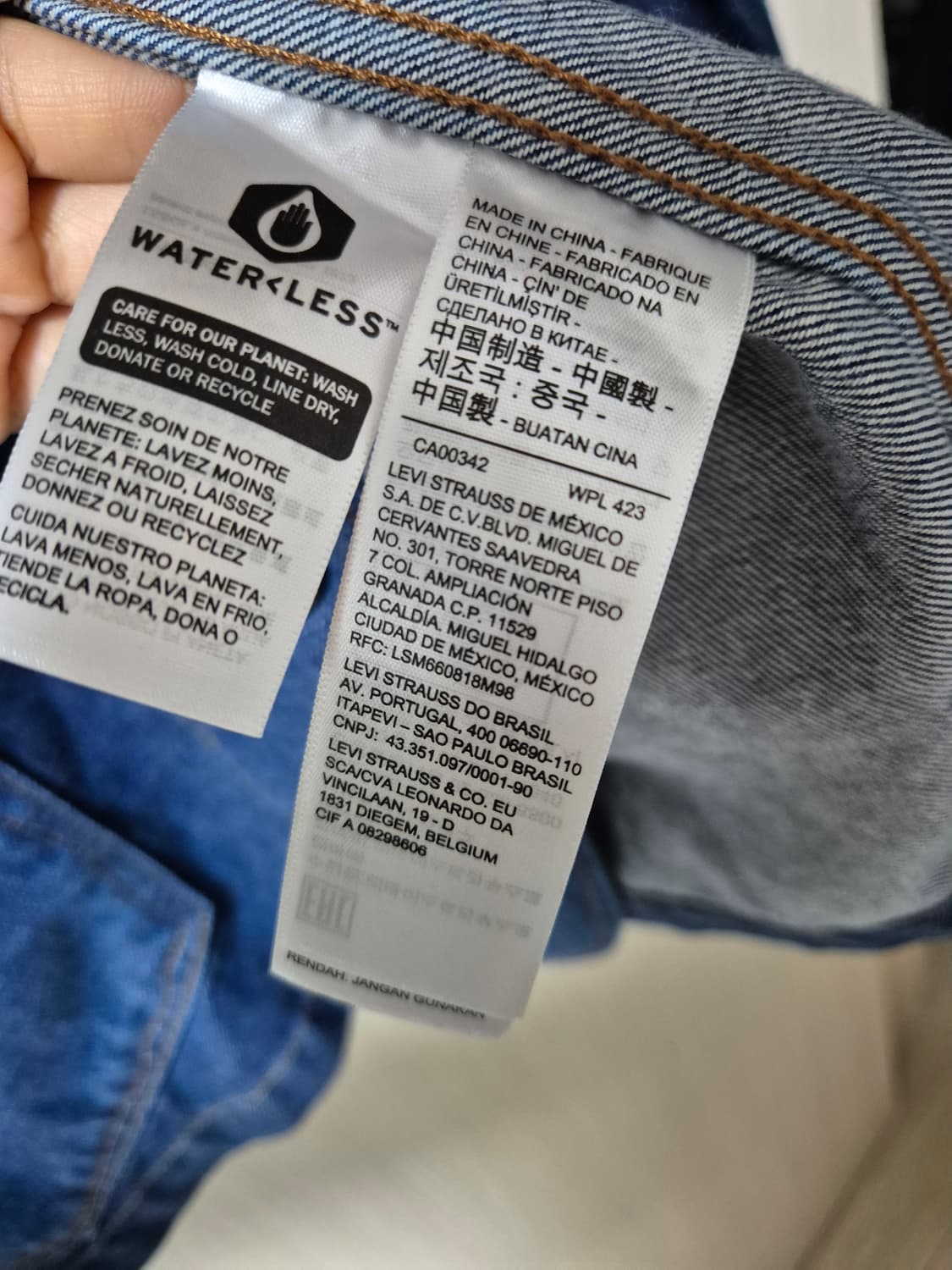 리바이스 엔지니어드 코트 자켓 레드라인 m 남성 상품이미지6