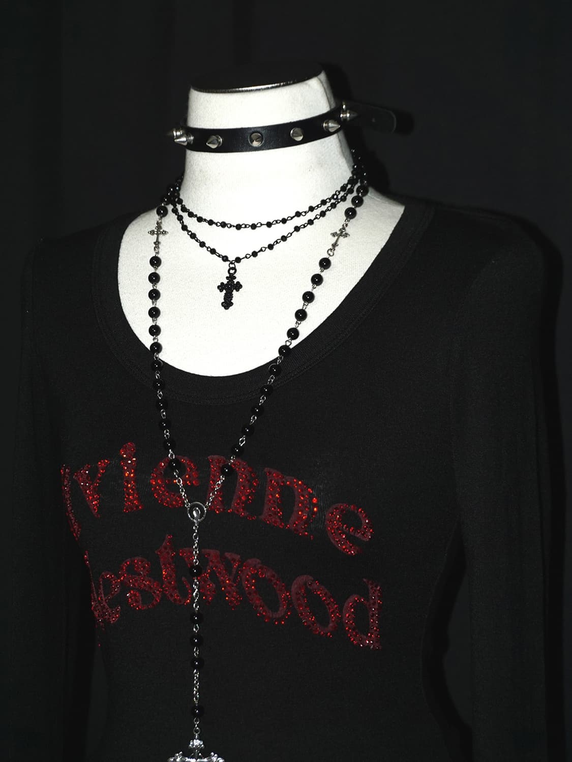 vivienne rhinestone custom t  상품이미지3