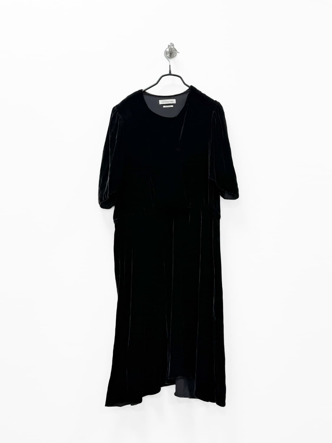 이자벨마랑 에뚜왈 블랙 벨벳 원피스 상품이미지1