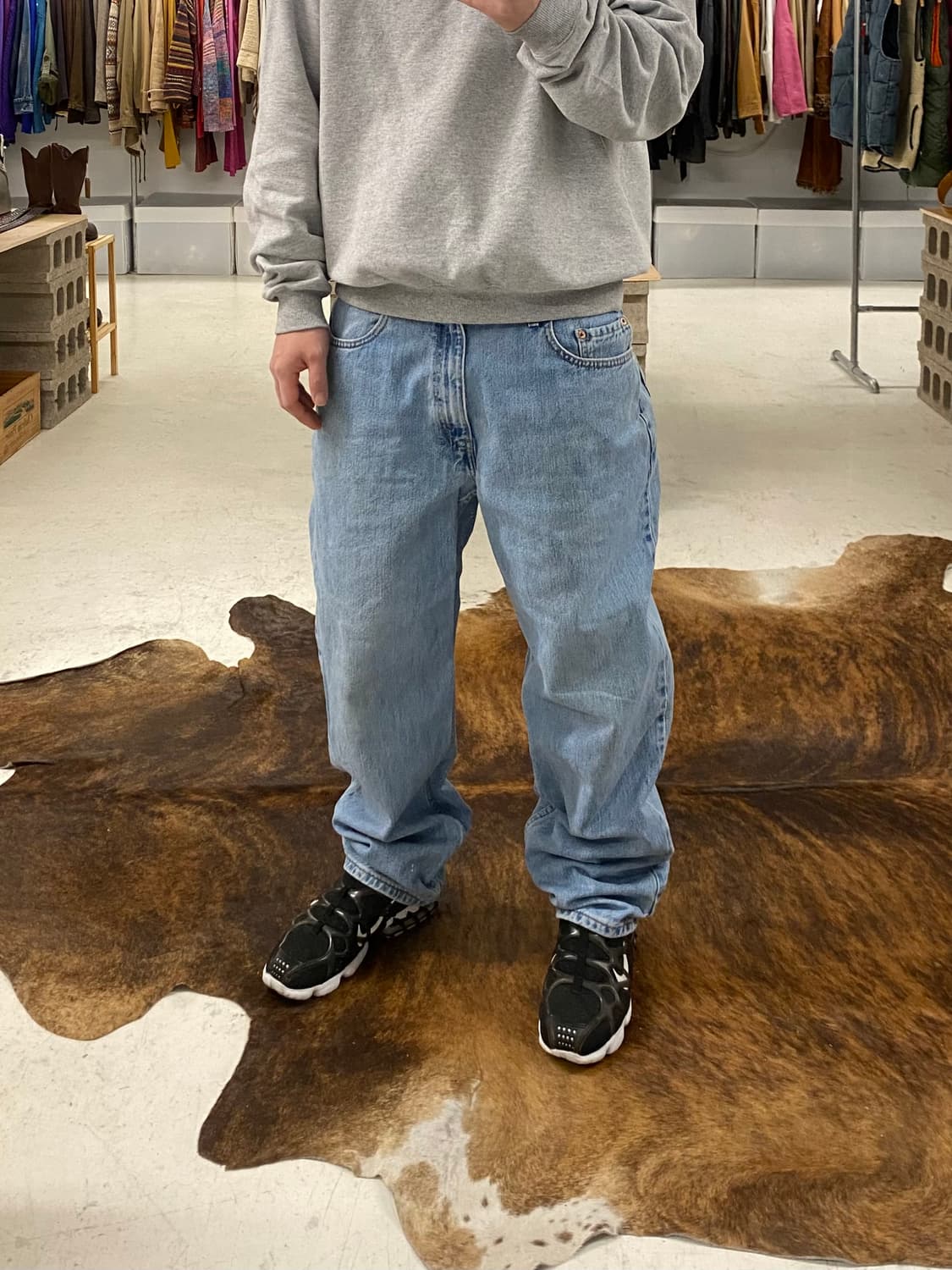 00's LEVI'S 550 denim pants 리바이스 루즈핏 데님 상품이미지2