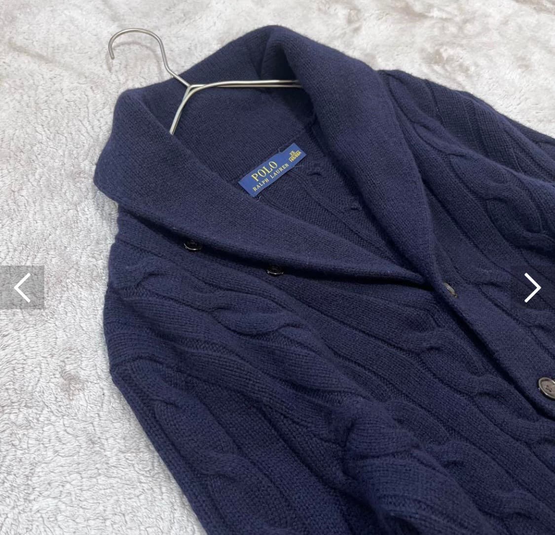 폴로 랄프로렌 케이블 니트 가디건(네이비/XS/95-100사이즈) 상품이미지5