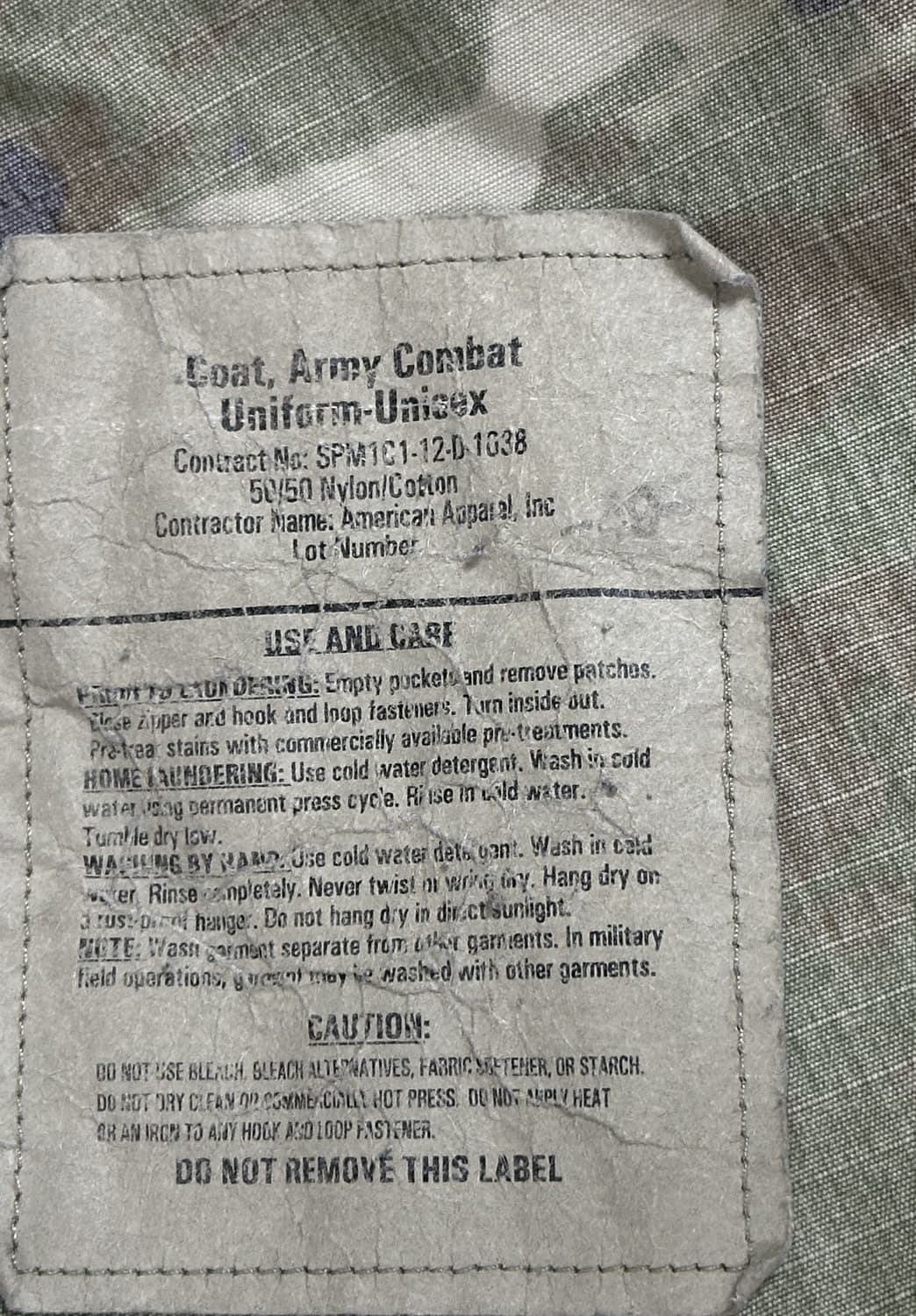 미군 OCP 멀티캠 전투복 상의 (L/XL) (XL) 상품이미지9