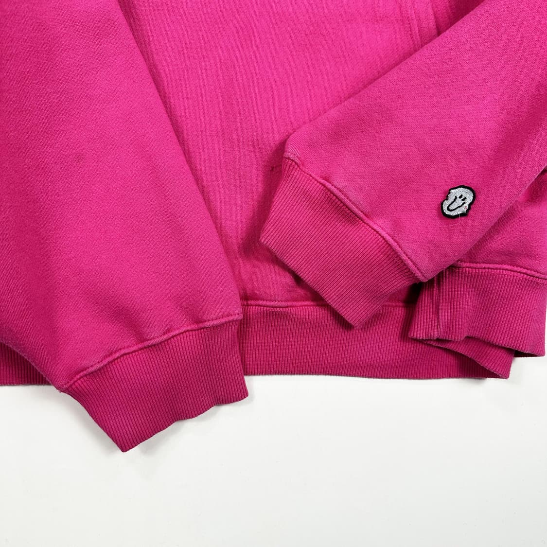 나이스고스트클럽 스컬 핑크 박시 후드티 (실측 XL) 상품이미지4