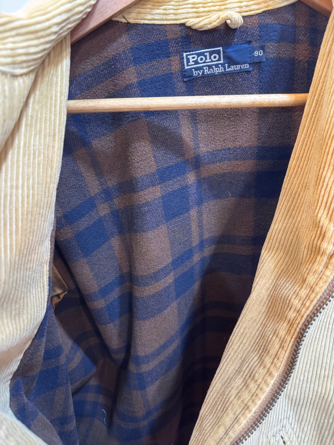 폴로 랄프로렌 코듀로이 블루종 베이지 국내 정품 상품이미지7