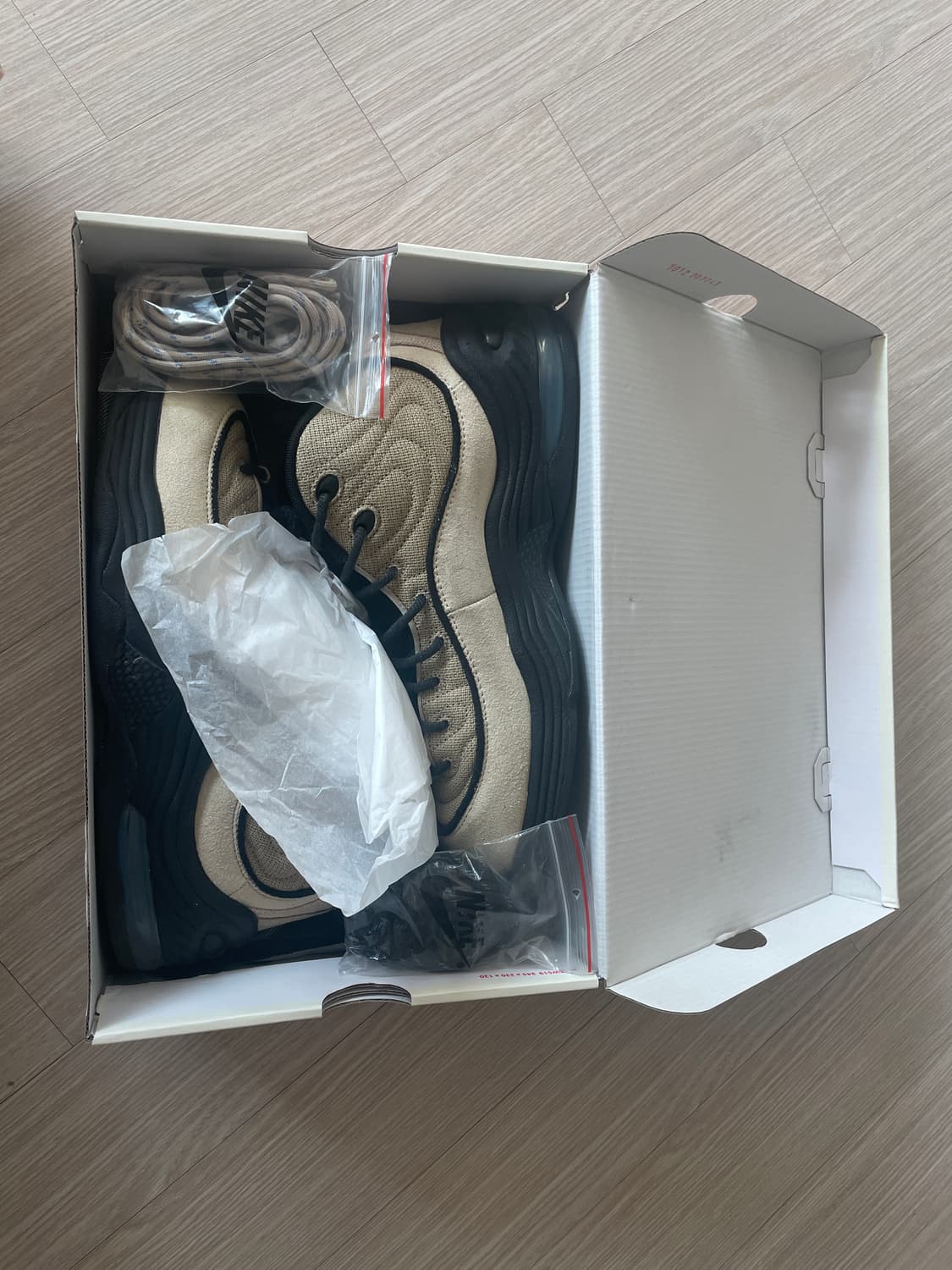 (280) 나이키x스투시 에어페니2 라탄앤라임스톤 상품이미지6