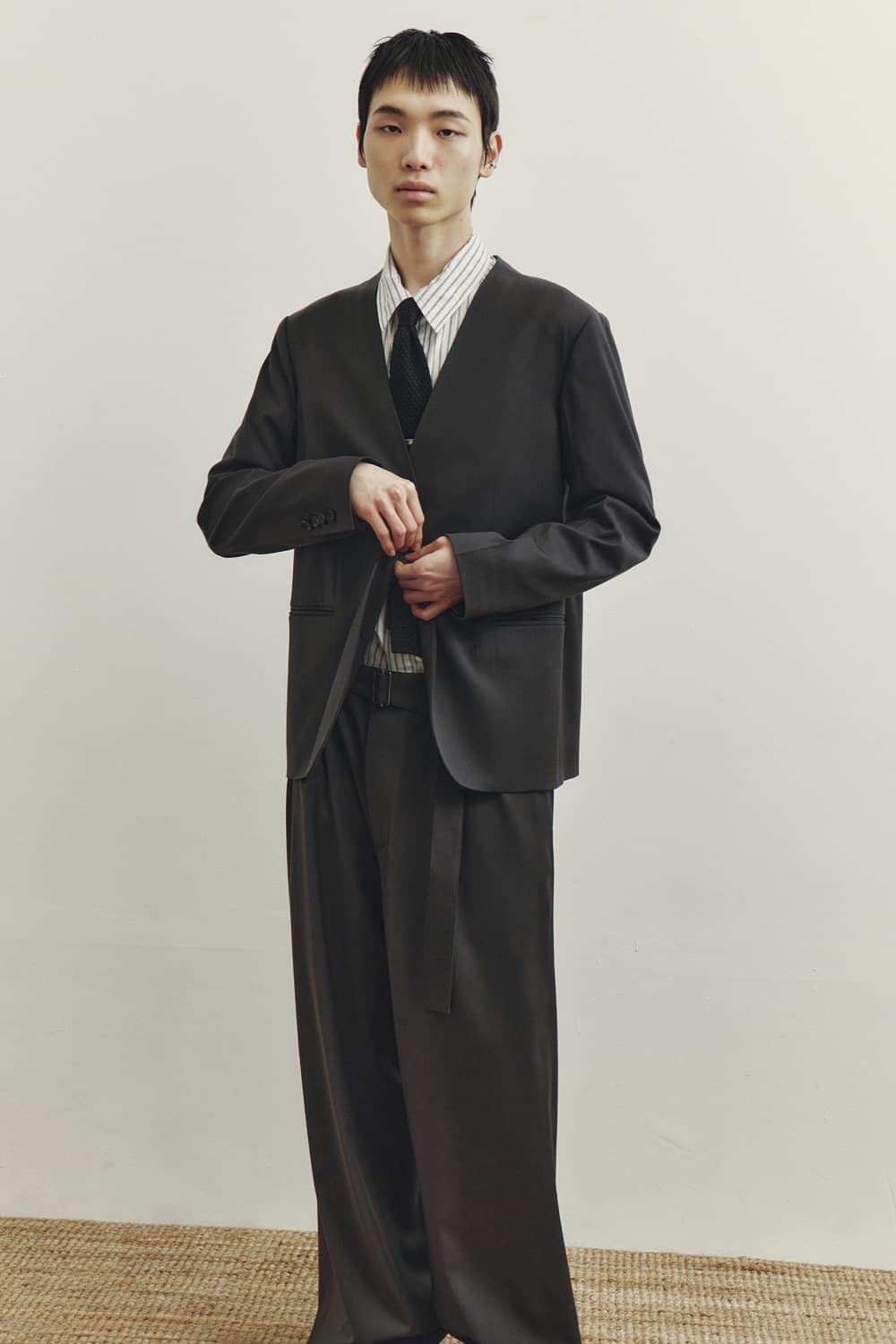 유스 카라리스 자켓 차콜그레이 m 상품이미지5