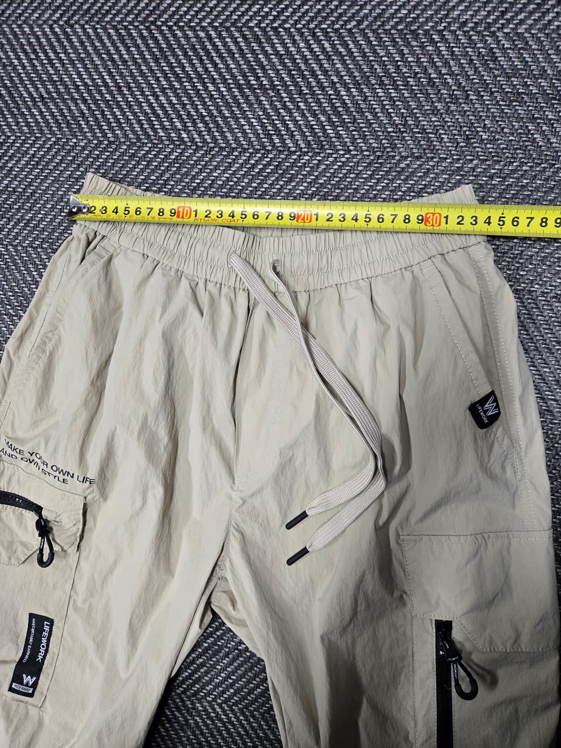 라이프워크 카고 조거 팬츠 베이지 상품이미지5