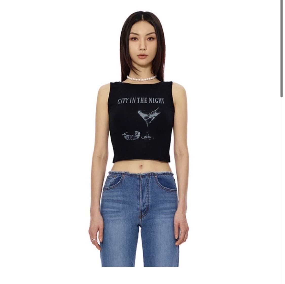 CURETTY C COCKTAIL BOAT NECK TANK TOP 상품이미지3