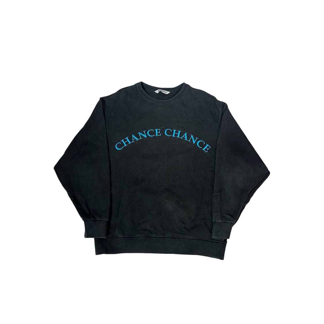 빈티지 블랙 로고 오버핏 맨투맨 상품이미지4