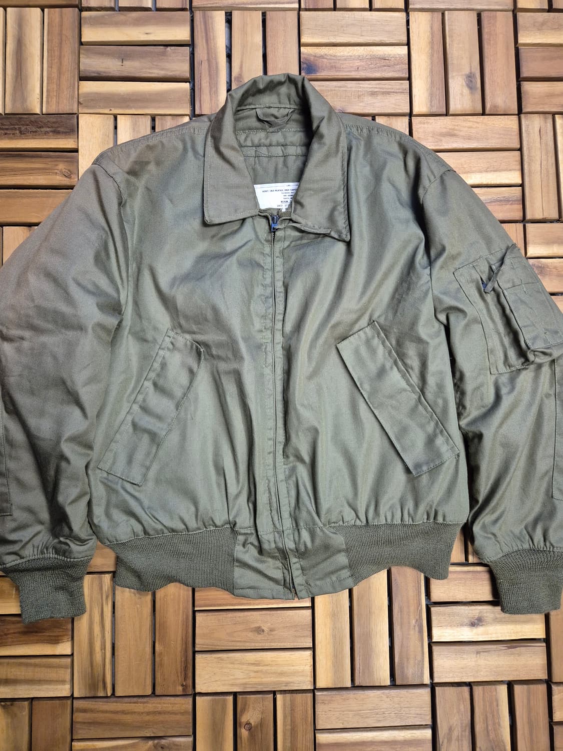 80s us army cvc 아라미드 탱커 자켓 데드스탁 상품이미지1