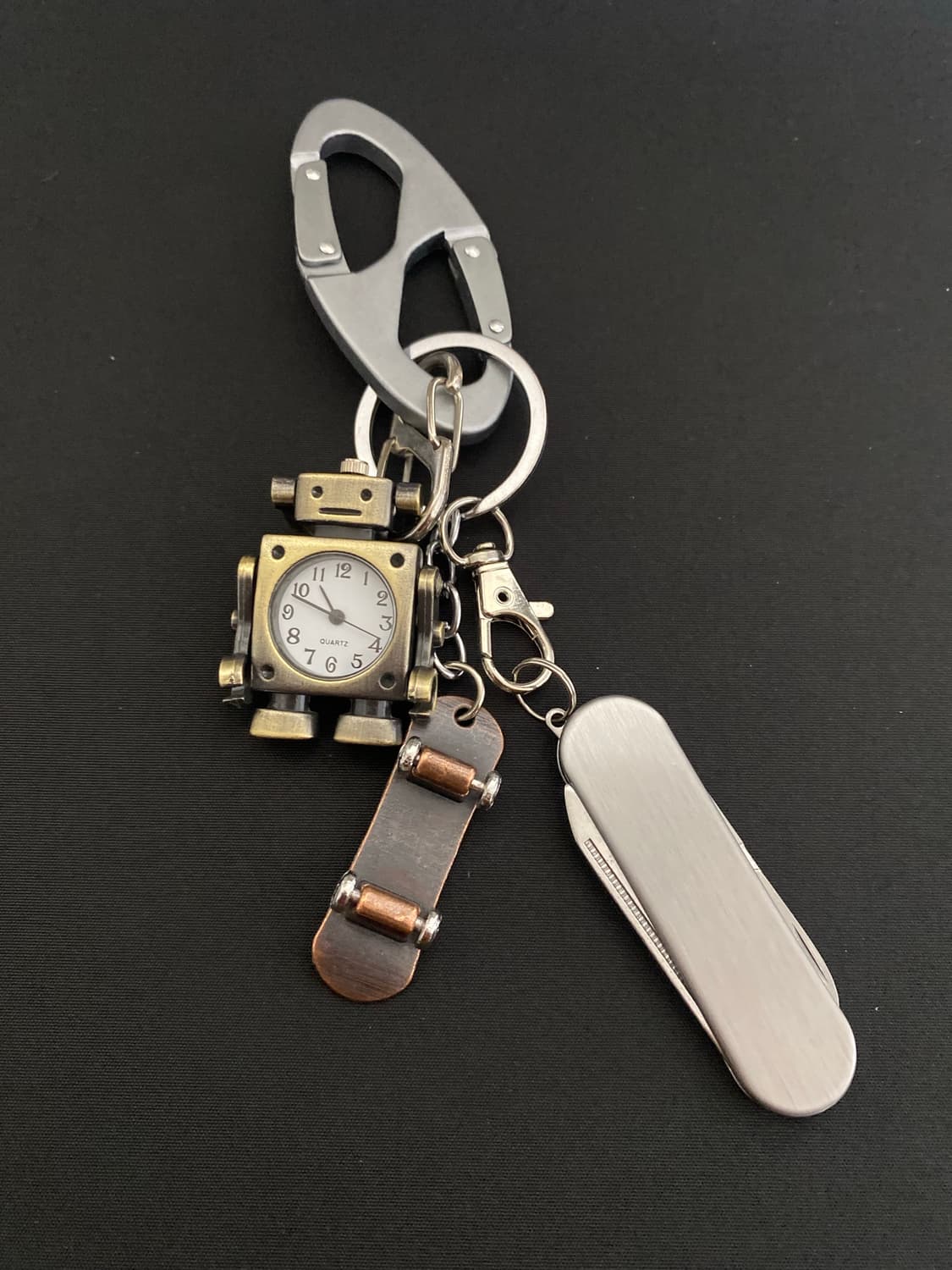 빈티지 로봇 시계 키링 상품이미지1