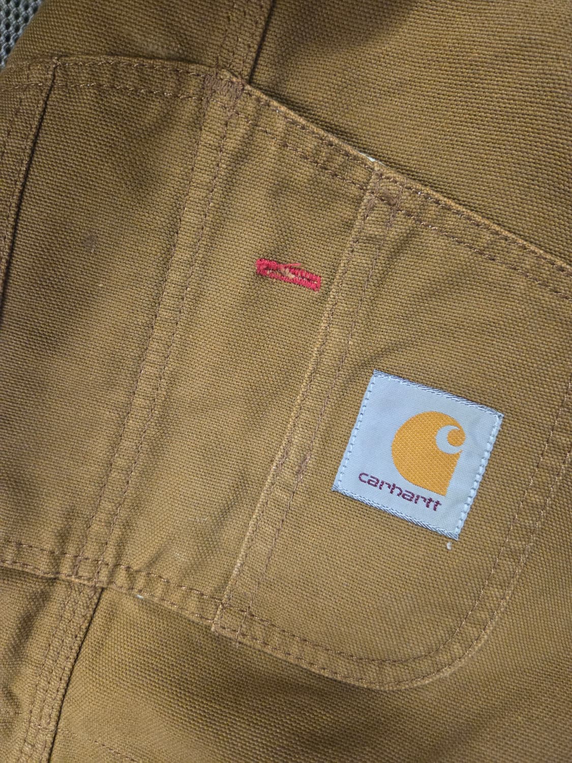 칼하트 오버롤 멜빵바지. 33×32 상품이미지8