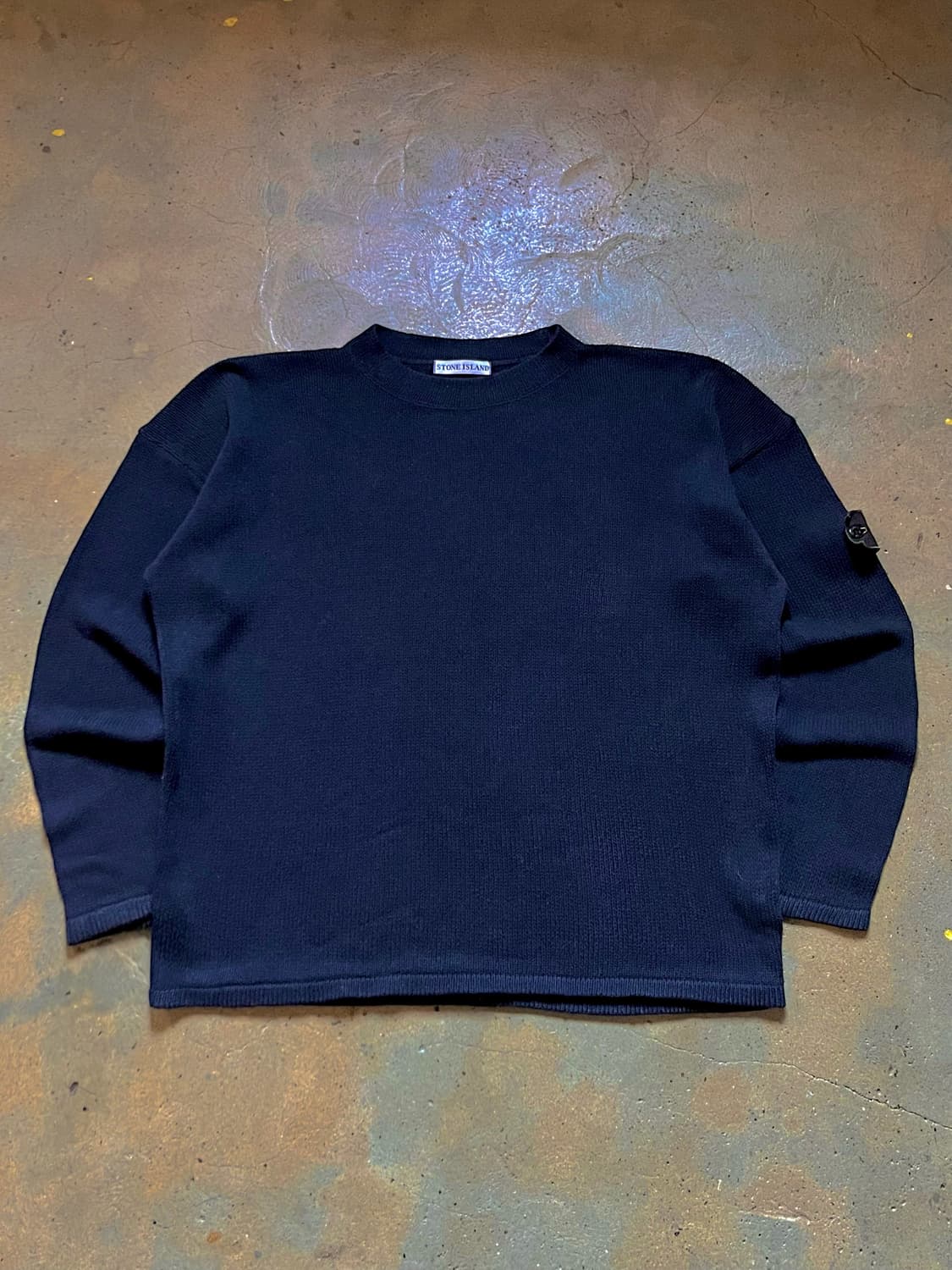 80s 스톤아일랜드 아카이브 실크 니트 점퍼 상품이미지3