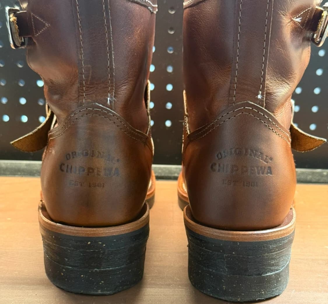 [워크웨어/복각] 치페와 모터사이클 엔지니어 부츠 상품이미지3