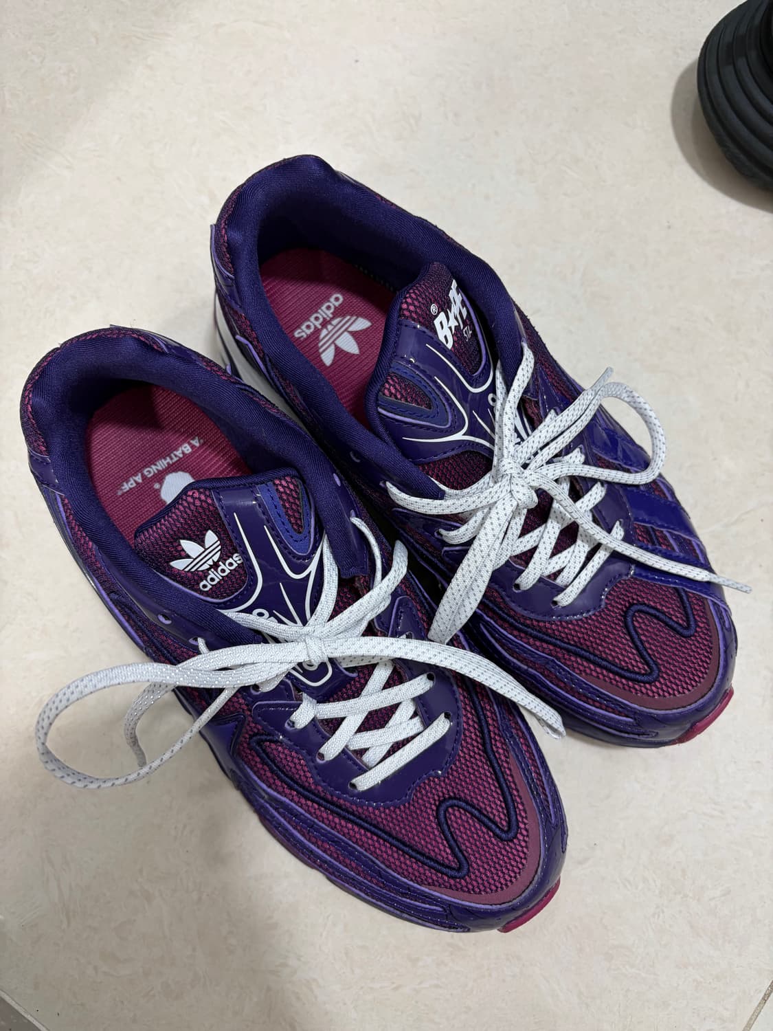 아디다스 x 베이프 오르케트로 다크 퍼플 클라우드 화이트 235 상품이미지2