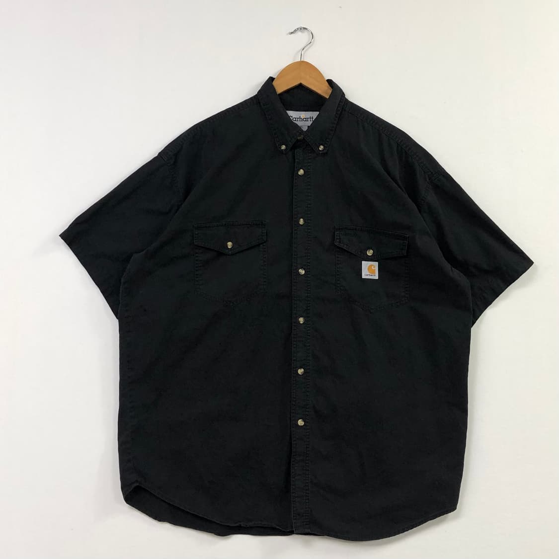 Xxl 칼하트 리메이크 블랙 워크 셔츠 상품이미지2