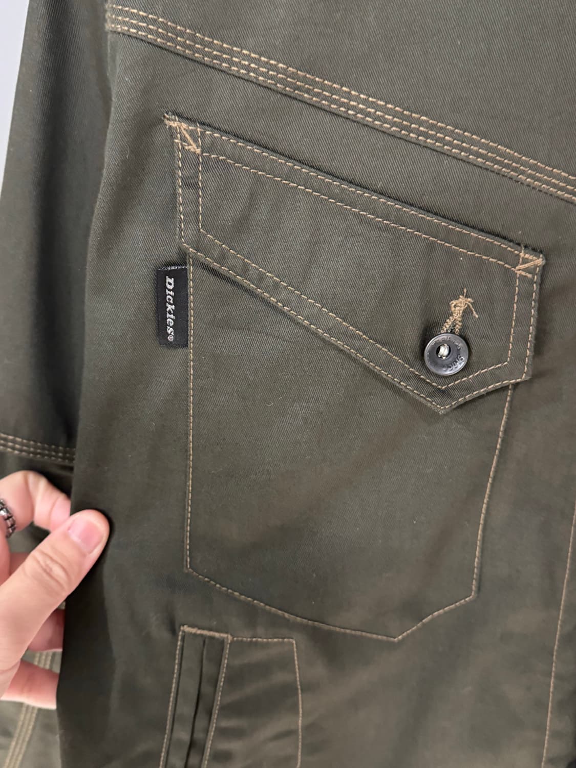 Dickies 디키즈 스티치 카키 워크자켓  상품이미지5