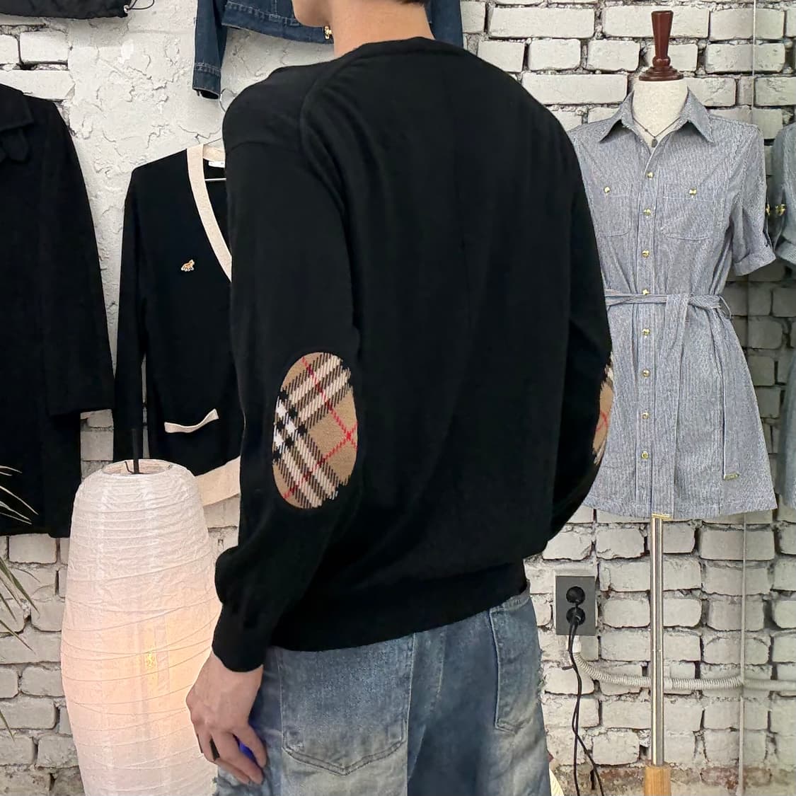 버버리 암노바체크 가디건 상품이미지1