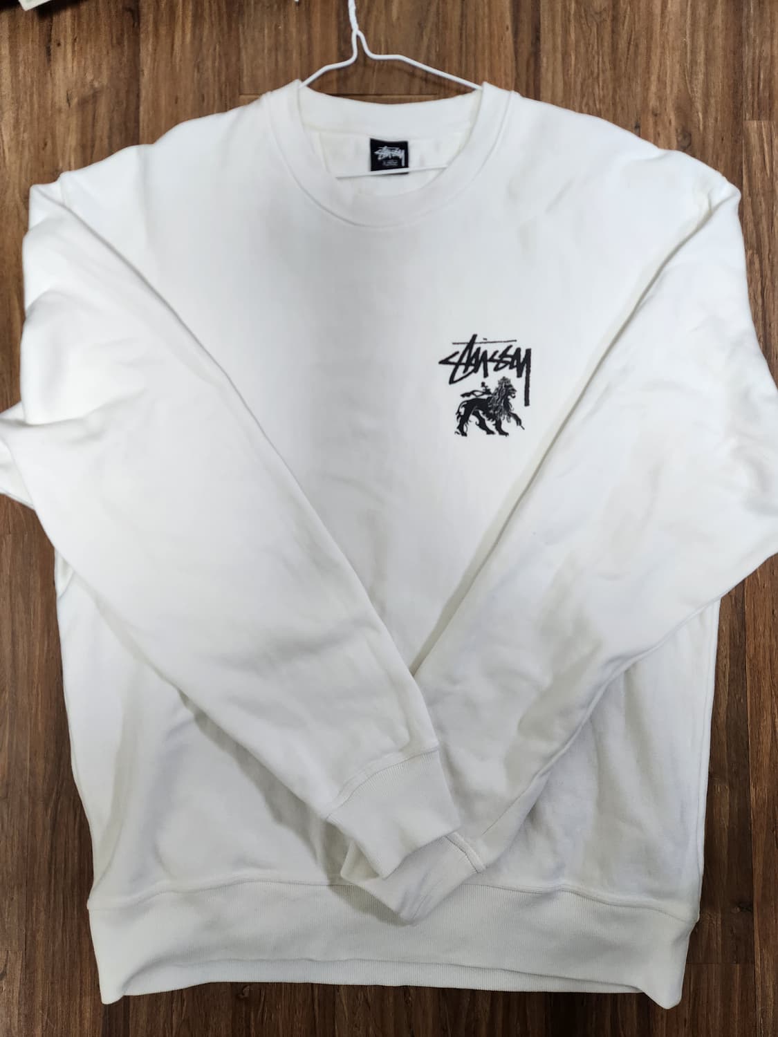 스투시 라스타 라이언 피그먼트 다이드 크루넥 상품이미지1