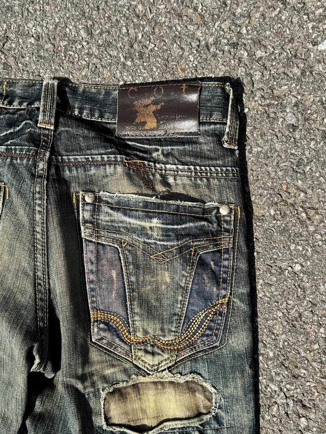 C.O.D high quality Selvedge Repair Denim 상품이미지8