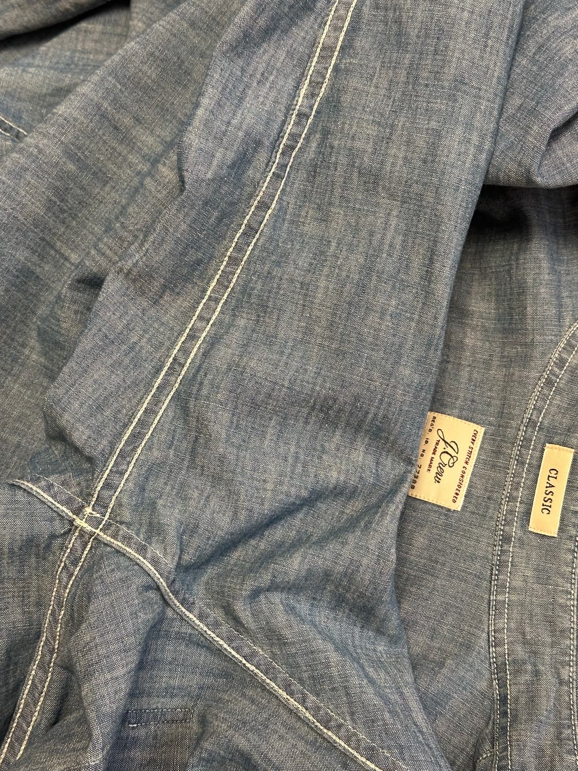 Indigo Japanese chambray shirt 상품이미지10