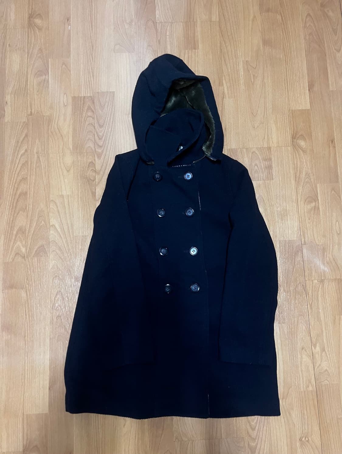 차일드매거진 빈티지 더블 피코트 블랙 상품이미지1