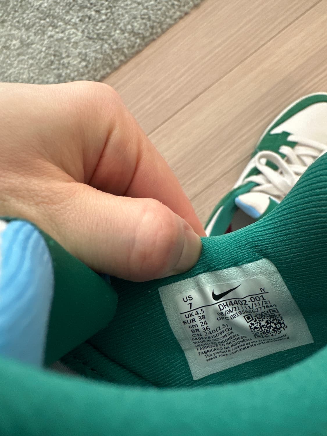 나이키 덩크 로우 SE 그린 (240) 상품이미지4