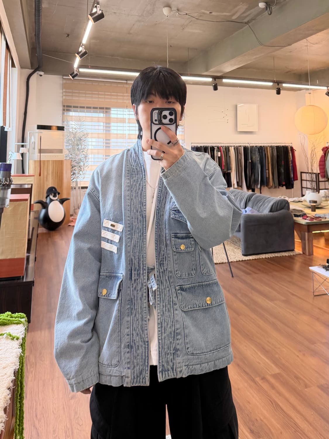 키스 19SS 데님 하오리 자켓  KITH 상품이미지1
