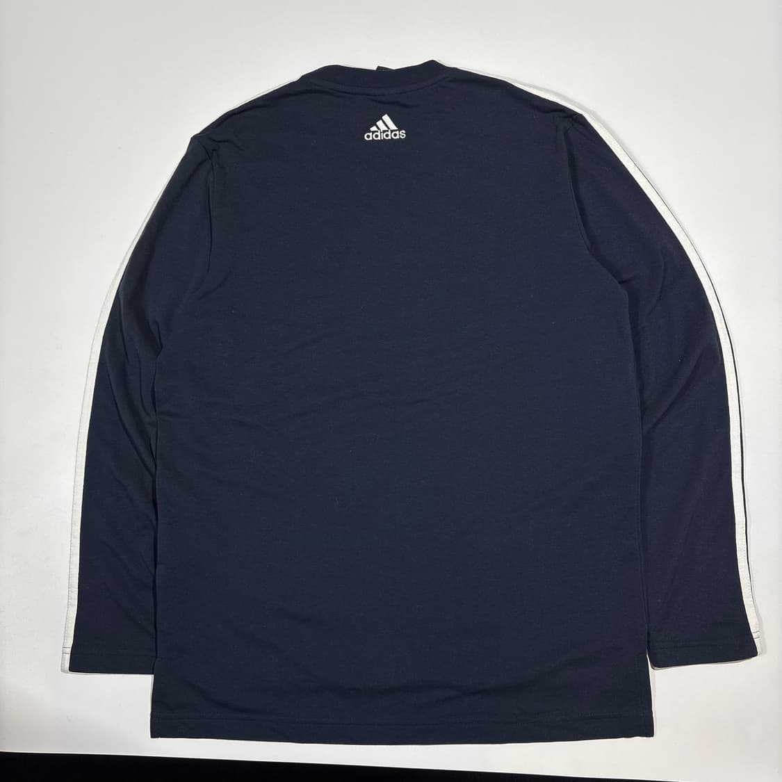 아디다스 네이비 삼선 긴팔 티셔츠 상품이미지3