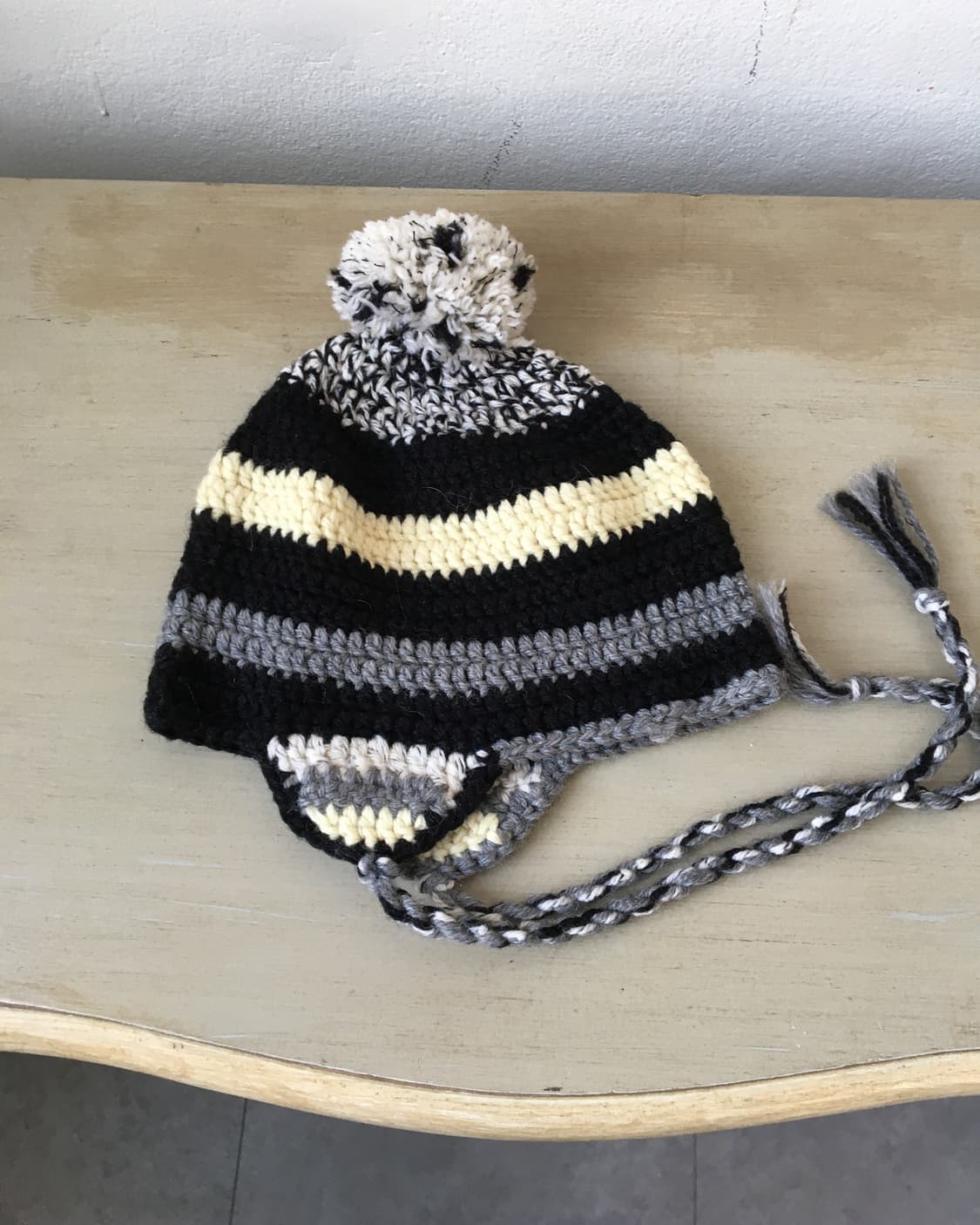 pom pattern knit beanie 상품이미지2
