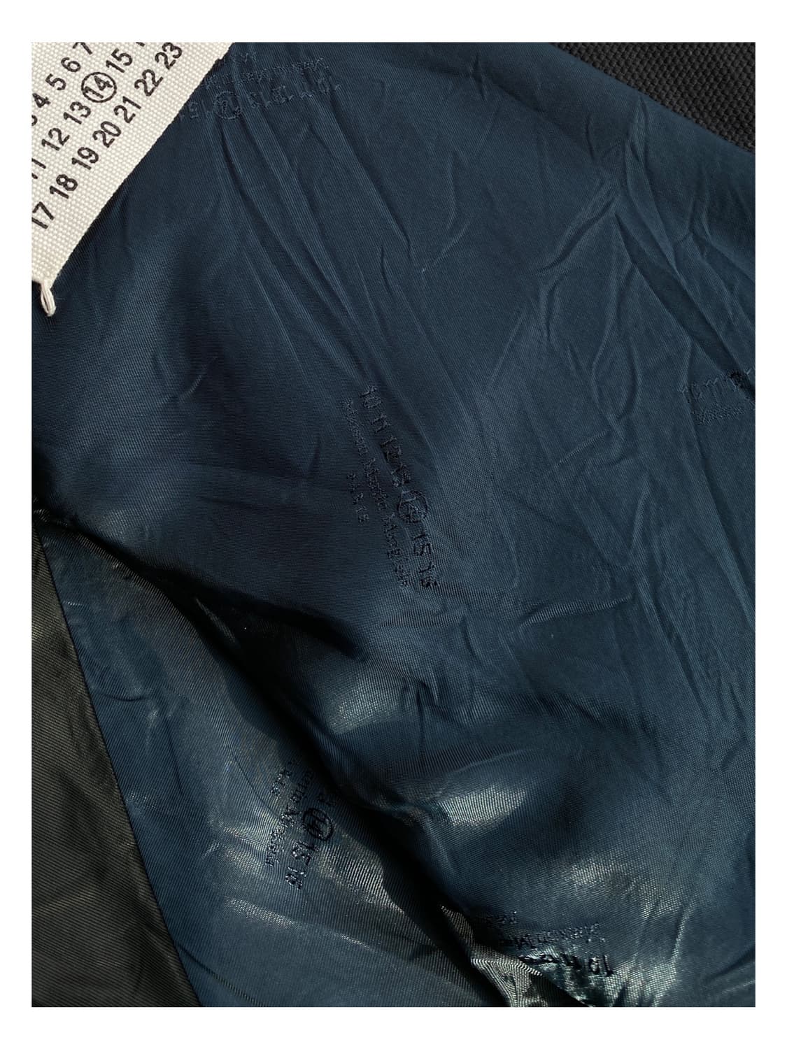 마틴 마르지엘라 08ss 5zip 바이커 자켓 아카이브 블루종 아티저널 상품이미지5