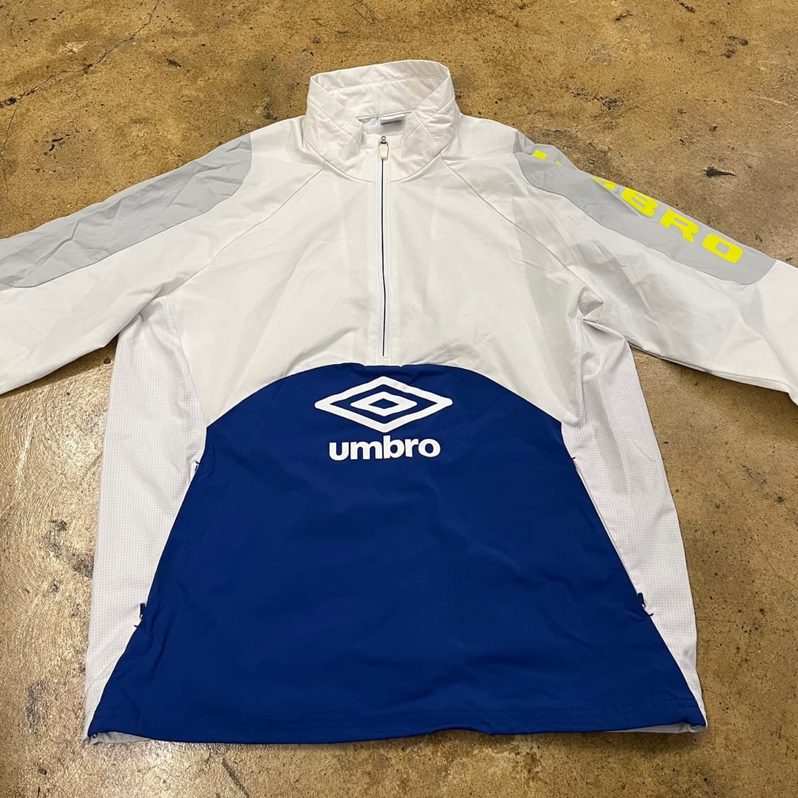 [정품/100] 엄브로 아노락 자켓 화이트블루 b15 상품이미지3