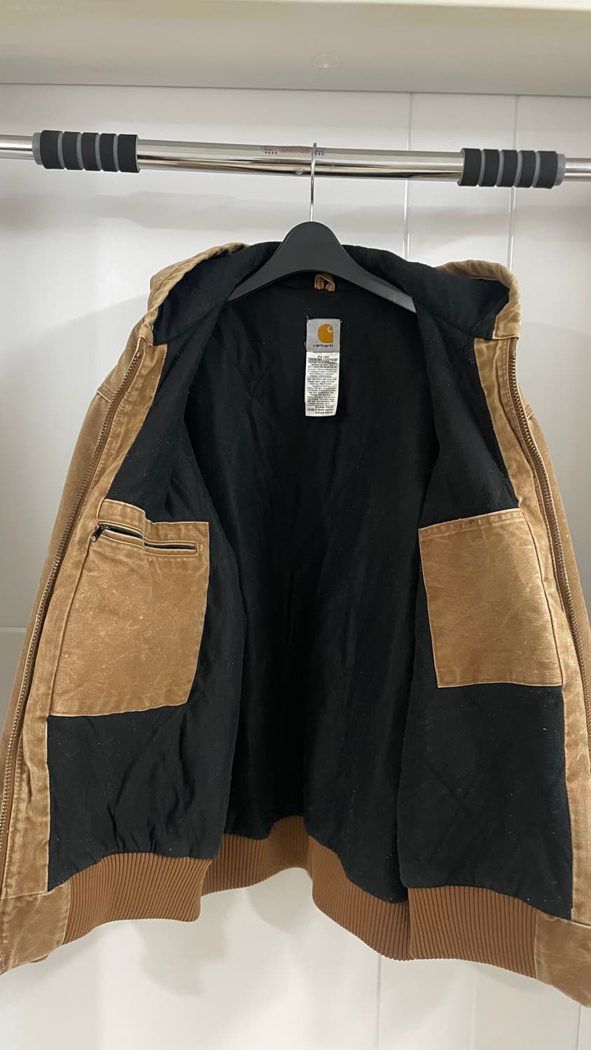 OG 칼하트 액티브 자켓 j130 BRN 상품이미지2