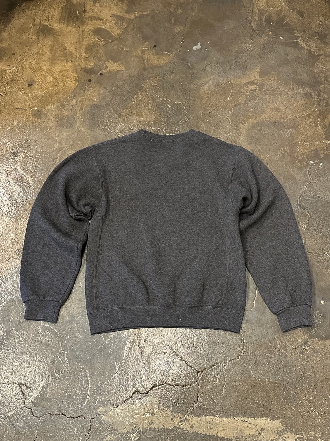 90s 러셀 DELAWARE 맨투맨 스웻셔츠 차콜 S 상품이미지2